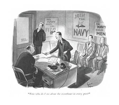 Navy Recruitment Humor Drawing