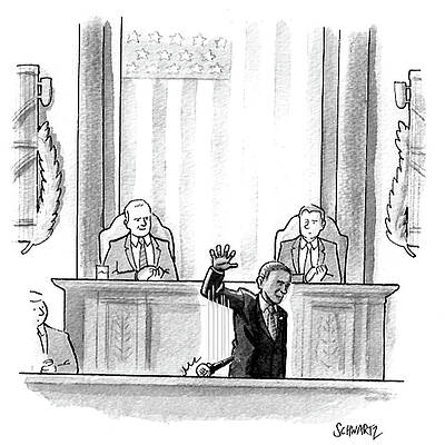 Political Puppet Show Drawing