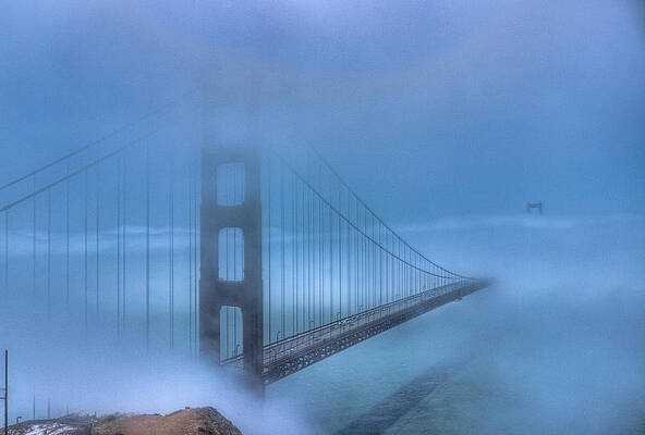 Architecture Wall Art featuring the photograph Obscured By Fog by Jonny D