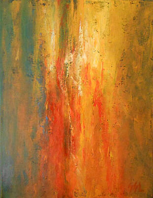 Wall Art featuring the painting Obsession by Jane See