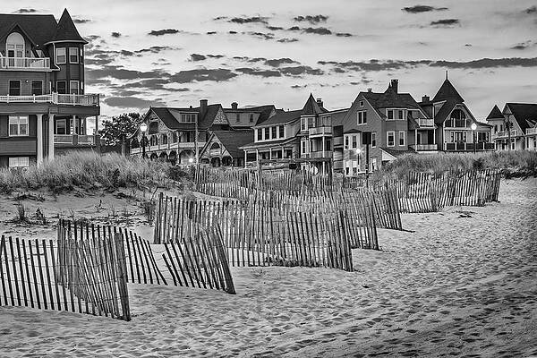Coastal Town with Sand Dunes Photograph