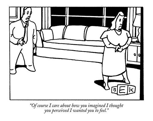 Humorous Living Room Argument Wall Art