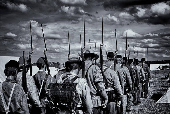 Forsake Wall Art featuring the photograph Off To Battle by Ghostwinds Photography