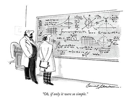 Complex Mathematics on Chalkboard Wall Art