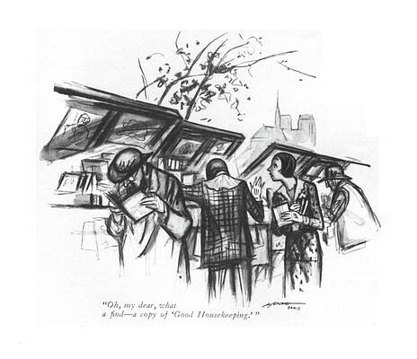 Paris Drawing - What A Find by Leonard Dove