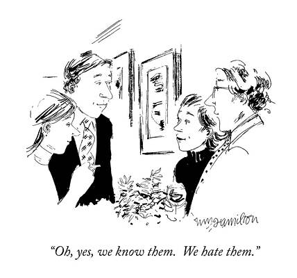 Social Gathering Discussion Drawing