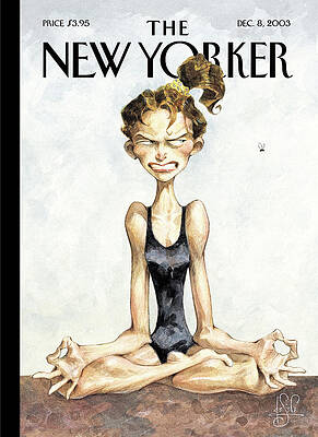 New Yorker Yoga Meditator Wall Art