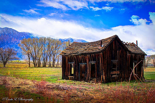 Wall Art featuring the photograph Old Old House 2 by Carla E