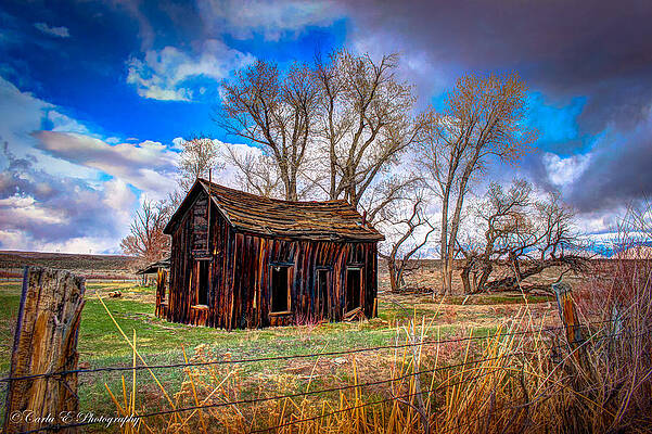Wall Art featuring the photograph Old Old House 3 by Carla E