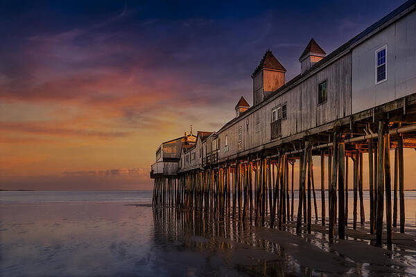 Pier at Sunset Photograph