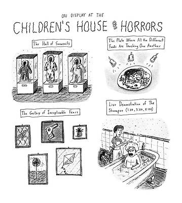 Children's House of Horrors Exhibit Wall Art