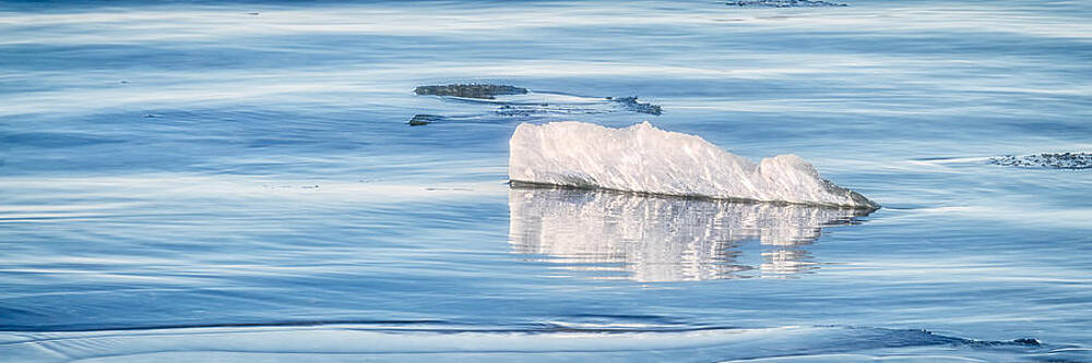 Maine Wall Art featuring the photograph On The Icy Sea by Jeff Sinon