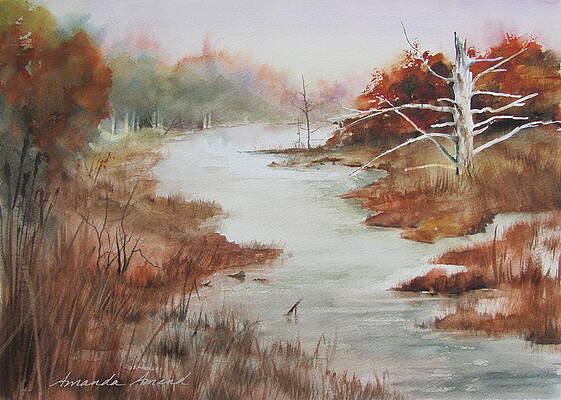 Wall Art featuring the painting Once Mighty by Amanda Amend