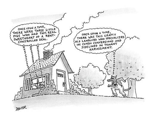 Character Wall Art featuring the drawing Once Upon A Time by Jack Ziegler