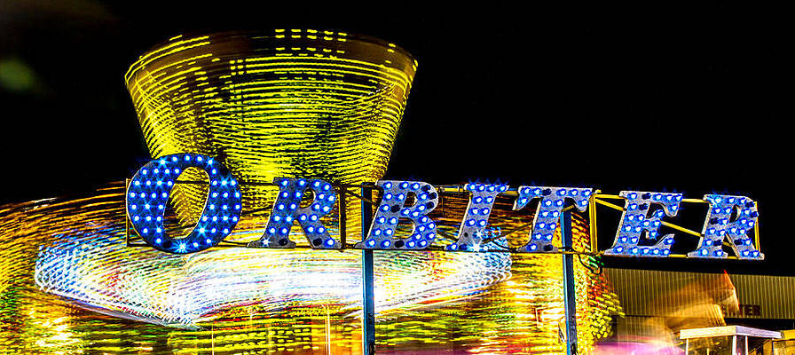 Colorado Photograph - Orbiter At Night by Jeff Stoddart