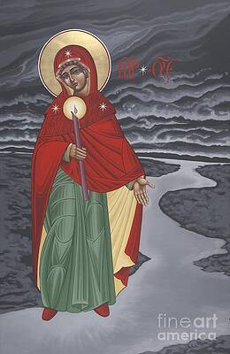 Wall Art featuring the painting Our Lady Of The Lake 201 by William Hart McNichols