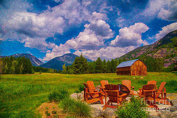 Wall Art featuring the photograph Outdoor Spaces An Abstract Landscape By Omaste Witkowski by Omaste Witkowski