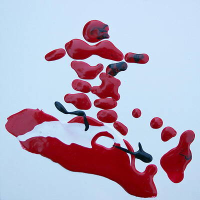 Wall Art featuring the painting Outtakes 2 by Madeleine Arnett