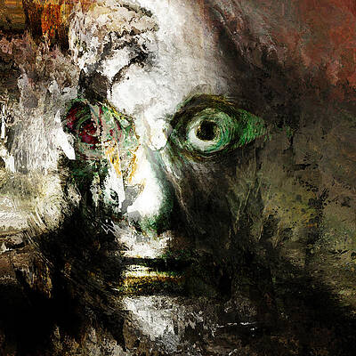 Portrait Wall Art featuring the mixed media Pablo Honey by BFA Prints