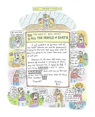 Fast Drawing - 'paid Advertisement' by Roz Chast