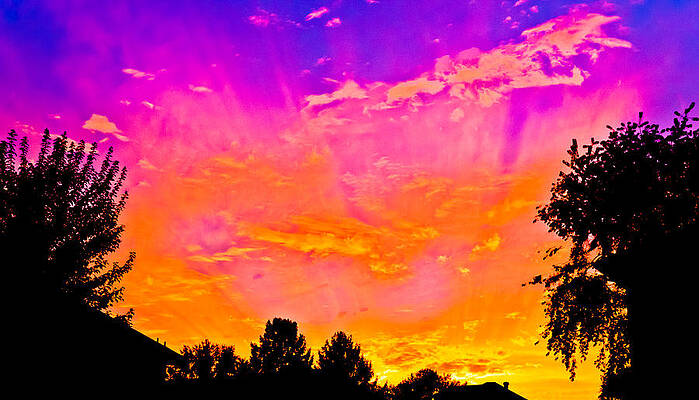 Sky Wall Art featuring the photograph Painted Sky by Jonny D