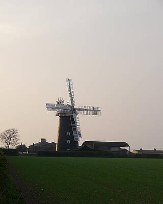 Historical Wall Art featuring the photograph Pakenham Windmill 1 by Richard Reeve