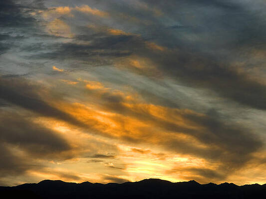 Wall Art featuring the photograph Panamint Sunset by Joe Schofield