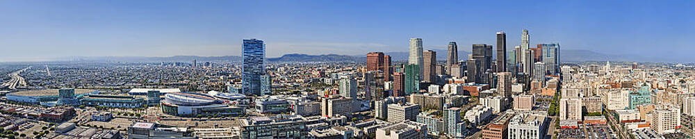 Los Angeles Wall Art featuring the photograph Panoramic Los Angeles by Kelley King