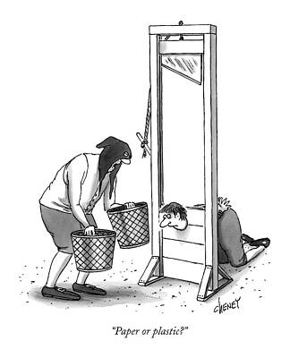 Guillotine Dilemma Drawing