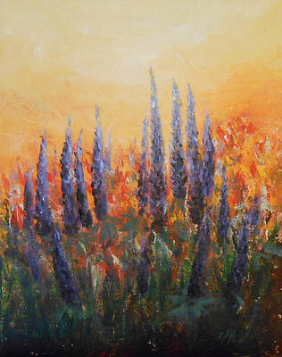 Sky Painting - Passion by Jane See