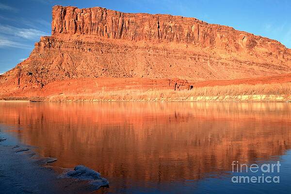 Utah Photograph - Pastels In The Green River by Adam Jewell
