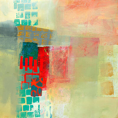 Colorful Geometric Abstract Composition Wall Art