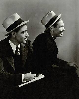 Men in Hats and Suits Wall Art