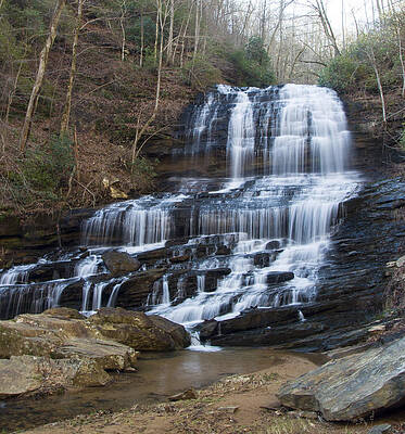 North Carolina Wall Art featuring the photograph Pearsons Falls 2 by Flees Photos