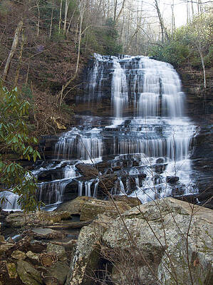 North Carolina Wall Art featuring the photograph Pearsons Falls 3 by Flees Photos
