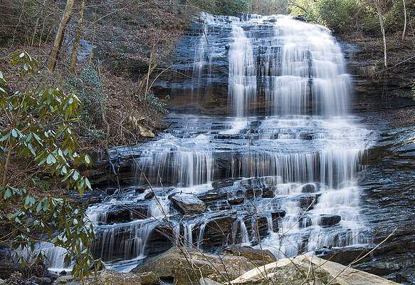 North Carolina Wall Art featuring the photograph Pearsons Falls 4 by Flees Photos
