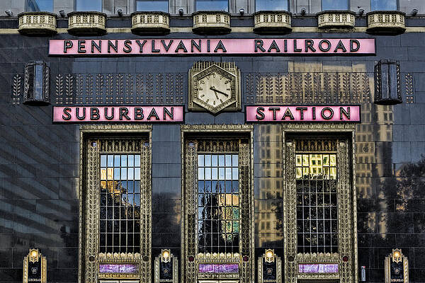 Pennsylvania Railroad Suburban Station Facade Photograph