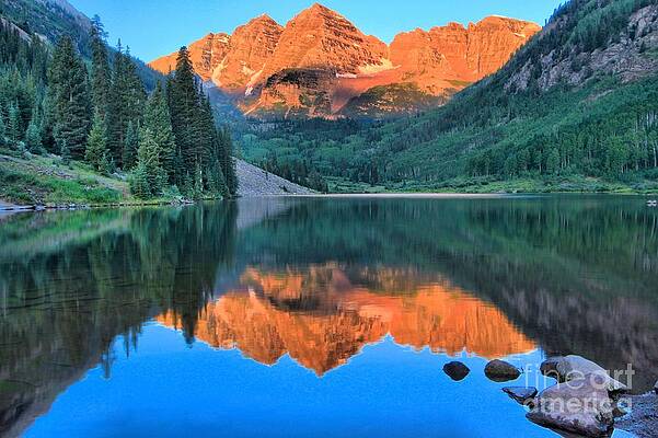 Wilderness Wall Art featuring the photograph Perfect Reflections At The Bells by Adam Jewell