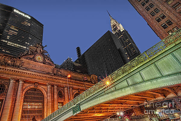 Grand Central and Chrysler Building Wall Art
