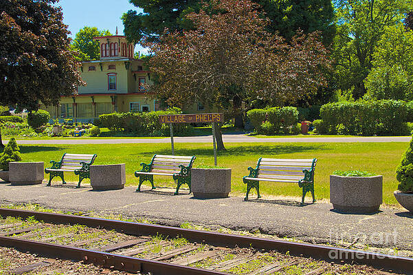 Summer Photograph - Phelps NY Train Station by William Norton