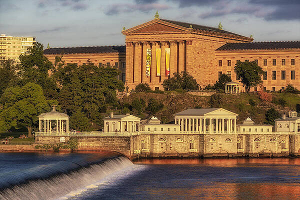 Philadelphia Museum of Art at Sunset Photograph