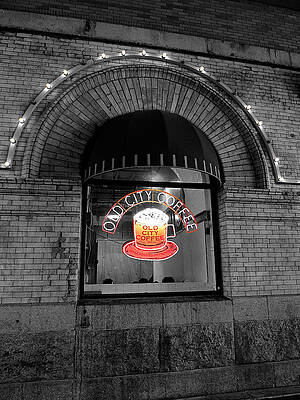 Old City Coffee Neon Sign Wall Art