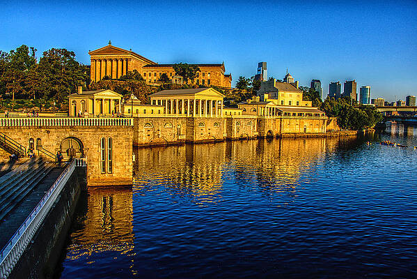 Philadelphia Wall Art featuring the photograph Philadelphia Skyline by Louis Dallara