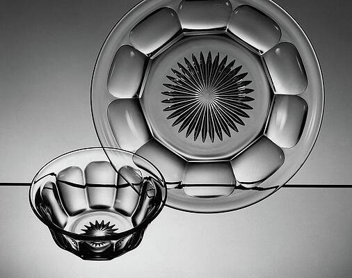 Bowl Wall Art featuring the photograph Plate And Bowl by Martinus Andersen