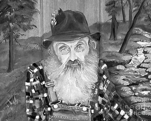 North Carolina Painting - Popcorn Sutton - Maggie Valley Moonshiner by Jan Dappen