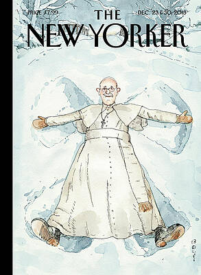 Person Making Snow Angel Wall Art