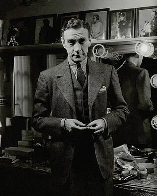 Wall Art featuring the photograph Portrait Of Actor Clifton Webb by Lusha Nelson