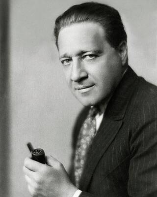 Pipe Wall Art featuring the photograph Portrait Of Arthur Garfield Hays by Nickolas Muray