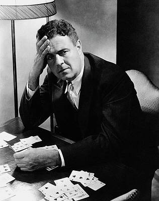 Bridge Photograph - Portrait Of Bridge Player And Author Oswald by Lusha Nelson