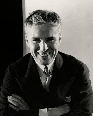 Smiling Portrait of Charlie Chaplin Wall Art